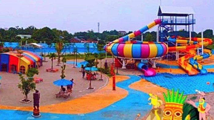 Wahana seru dan menyenangkan di Ohana Waterpark Kecamatan Jatiasih, Kota Bekasi, Jawa Barat.