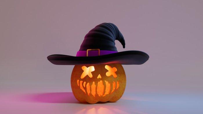 Warna ungu juga sering digunakan untuk Halloween. Viral seorang pendeta ngamuk dan menghancurkan labu halloween ukiran anak-anak yang diletakkan di dekat gerja, karena takut dengan simbol setan.