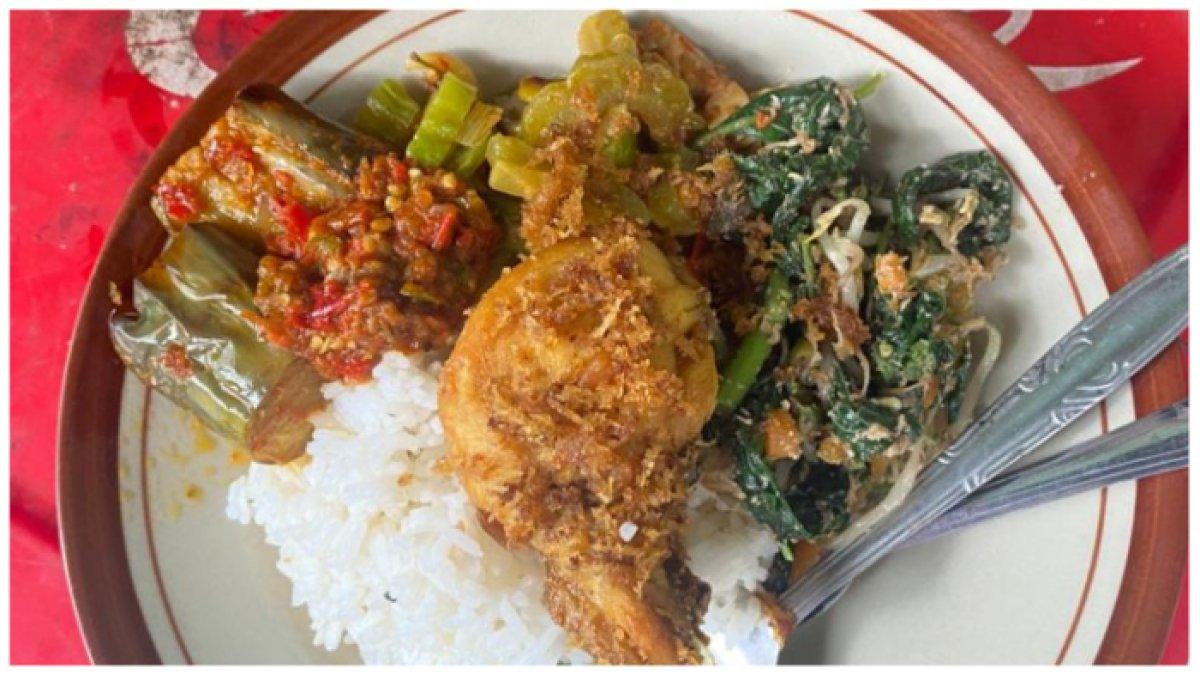 Ilustrasi nasi rames.