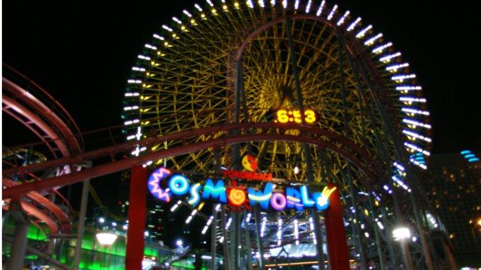 Yokohama Cosmo World, satu tempat wisata terbaik di Yokohama Jepang.