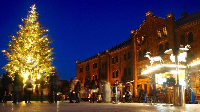 Red Brick Warehouse, satu tempat wisata terbaik di Yokohama Jepang.