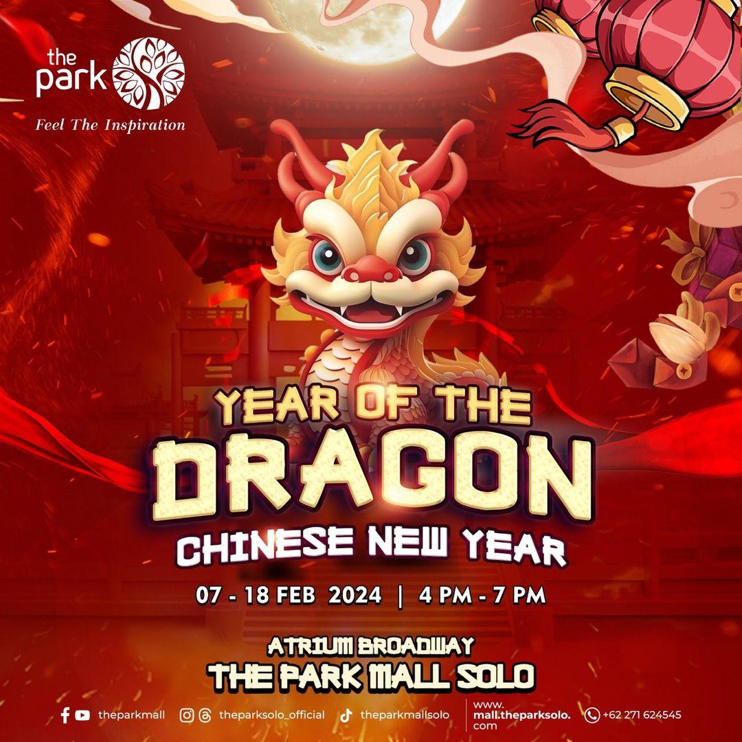 Pertunjukan barongsai di The Park Mall Solo Baru. (Instagram/theparksolo_official)