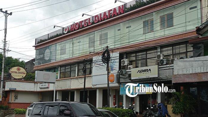 Hotel Diafan, tempat Jokowi menginap saat berkunjung ke Wonogiri. (TribunSolo.com/Erlangga Bima Sakti)