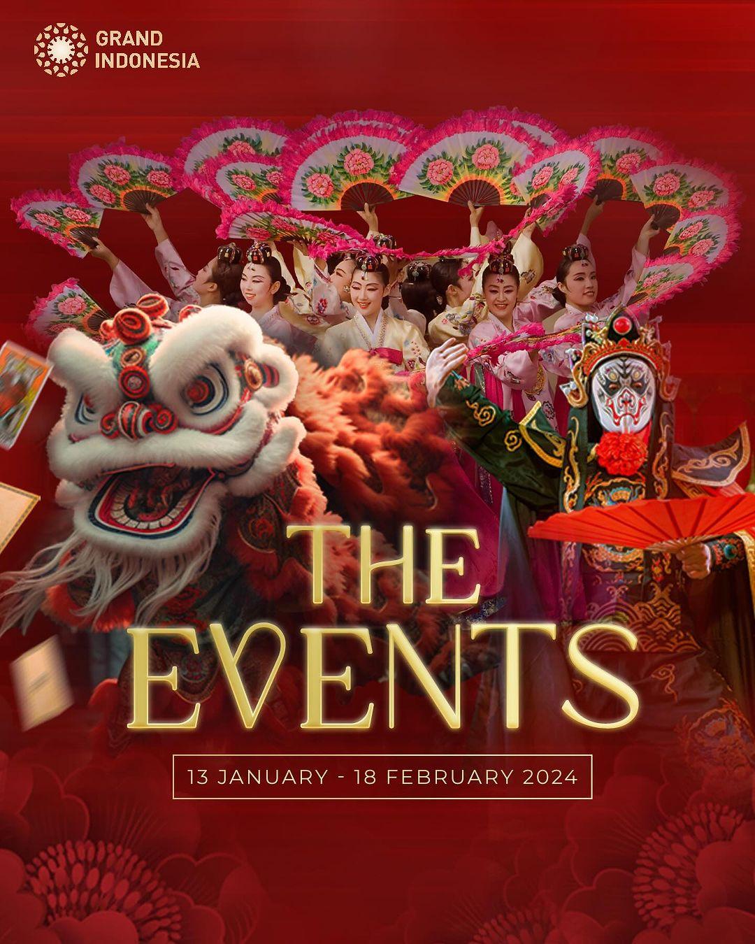 Nonton barongsai di Grand Indonesia. (Instagram/grandindo)