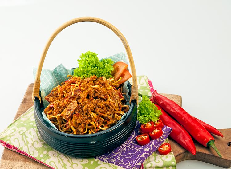 Kering tempe tabur abon. (Sajian Sedap)