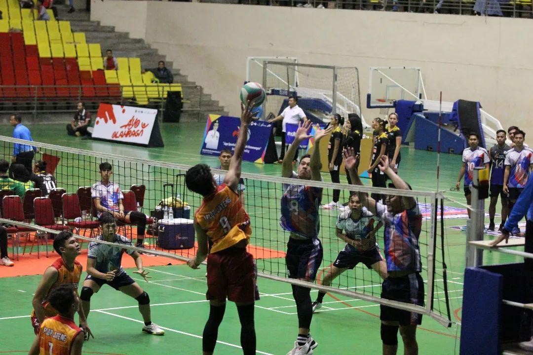 Turnamen Bola Voli Piala Gubernur Jawa Tengah 2024. (Instagram/disporaparjateng)