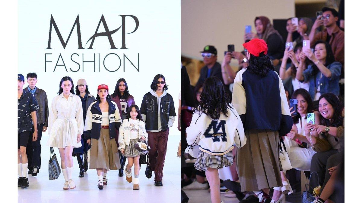 5 Foto debut modeling Gempita Nora Marten di Fashion Nation, Satu-satunya model cilik