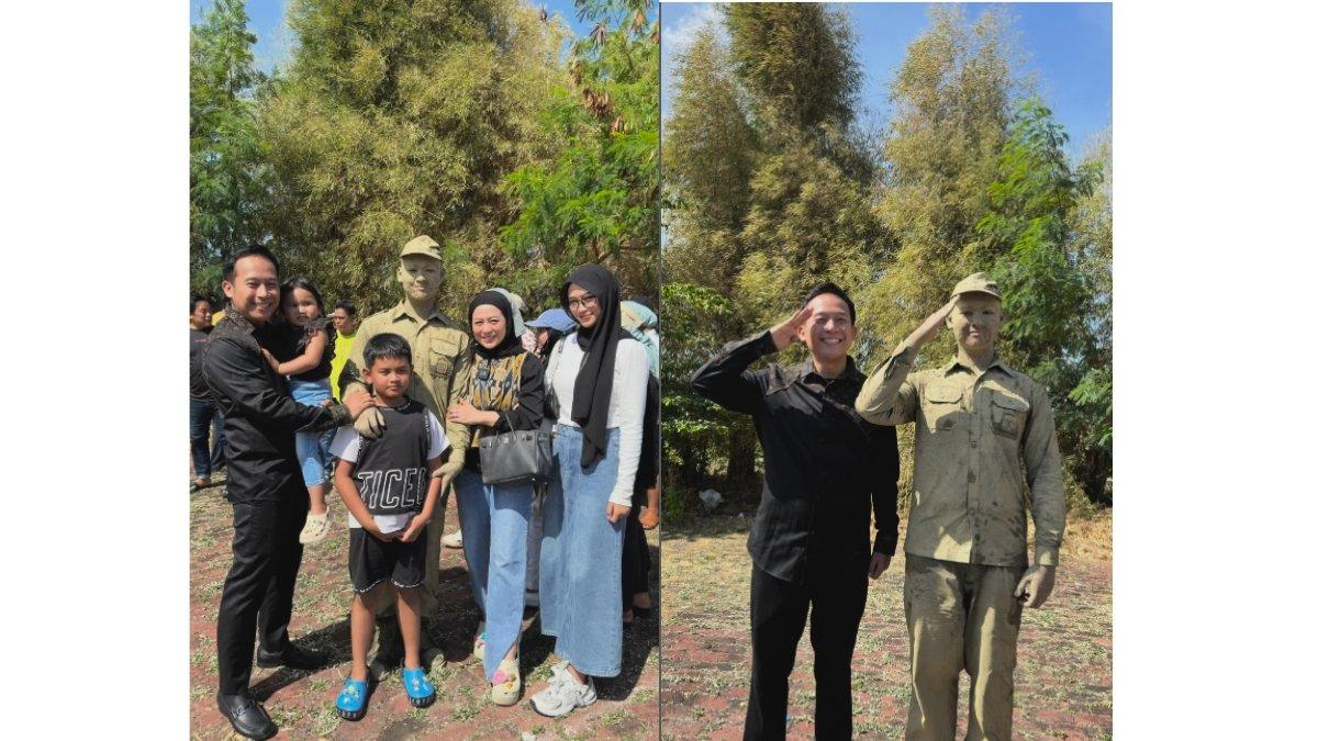 5 cuplikan Denny Cagur dan Shanty lepas kangen pada anak, Foto bersama sebelum bilas