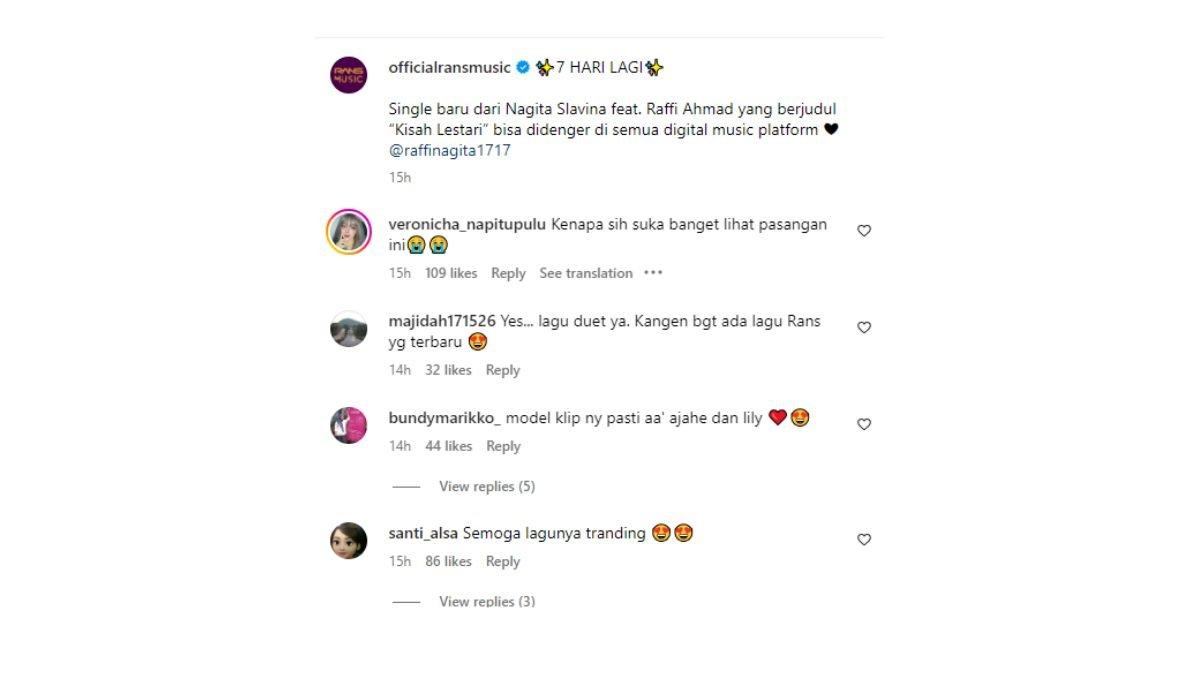5 foto countdown single terbaru Nagita Slavina 'Kisah Lestari', Didukung banyak orang