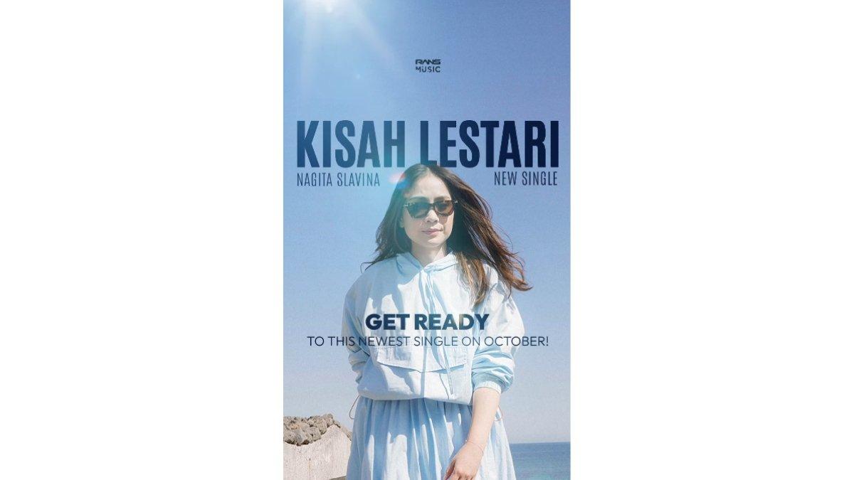 5 foto countdown single terbaru Nagita Slavina 'Kisah Lestari',Unggah poster 'Get Ready'