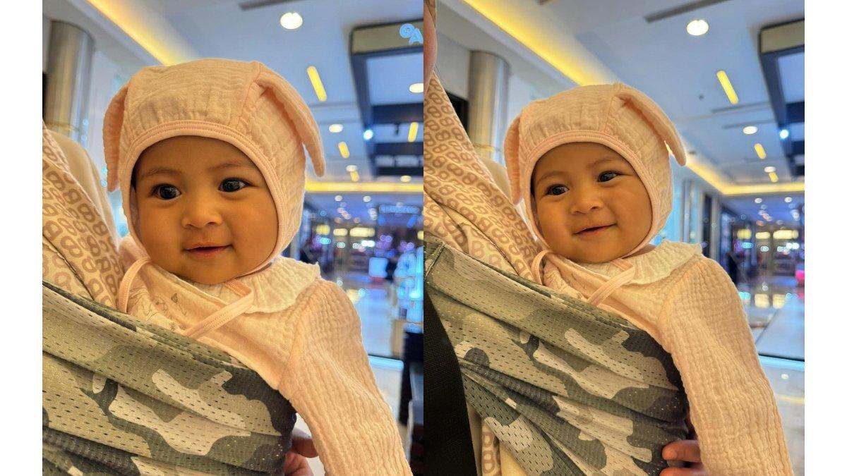 5 foto gemoy Lily anak angkat Raffi dan Nagita pakai hijab, Punya banyak fans