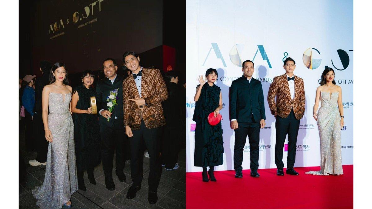 5 foto keseruan Dian Sastro di Asia Contents Awards  Kembali dapatkan penghargaan bergengsi