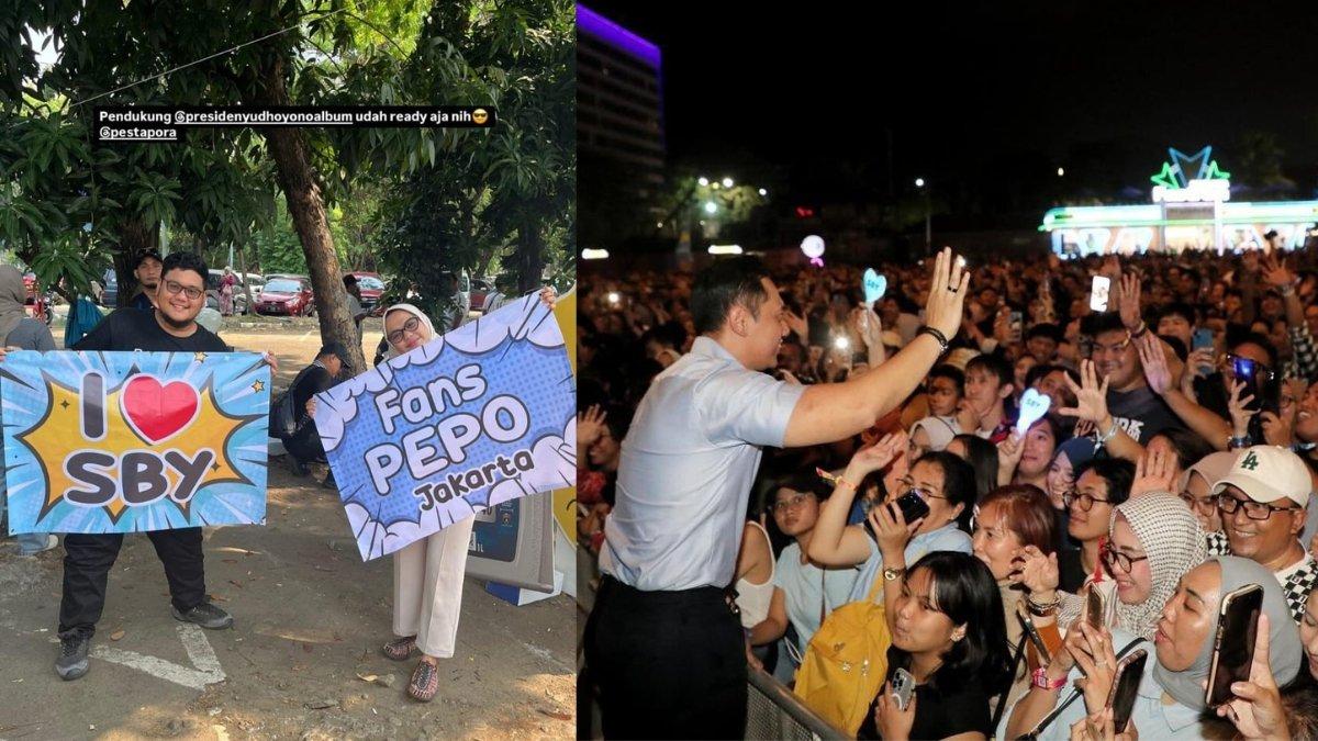 5 foto serunya SBY bawakan lagu lama di Pestapora 2024, Fans Pepo pun ikut datang