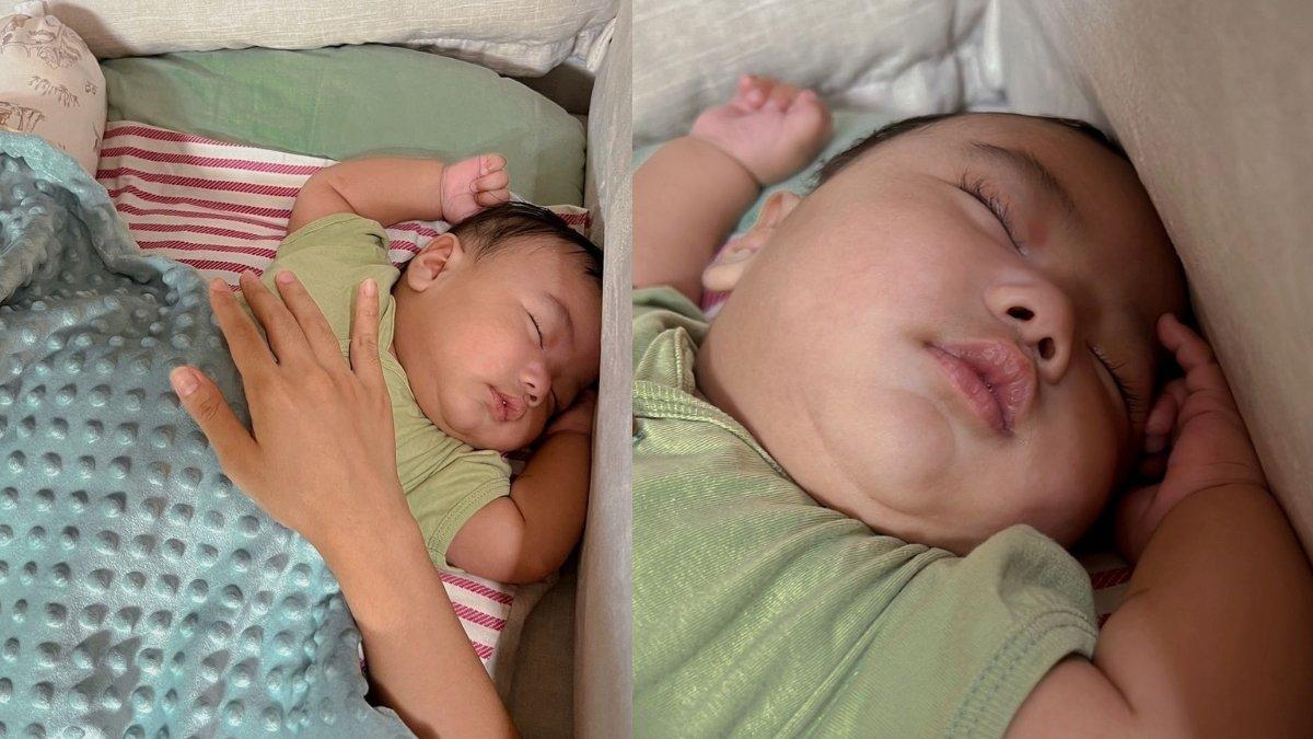 5 momen lucunya anak Joshua Suherman dan Clairine Christabel, Gemas ingin cubit