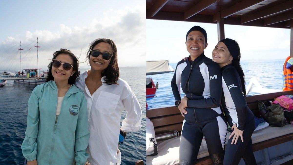 5 potret Prilly Latuconsina jelajahi laut Sumbawa, Selalu sumringah