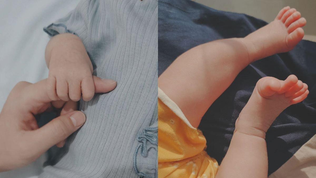 5 potret kelucuan anak ketiga Dude Harlino dan Alyssa Soebandono, potret tubuh mungil