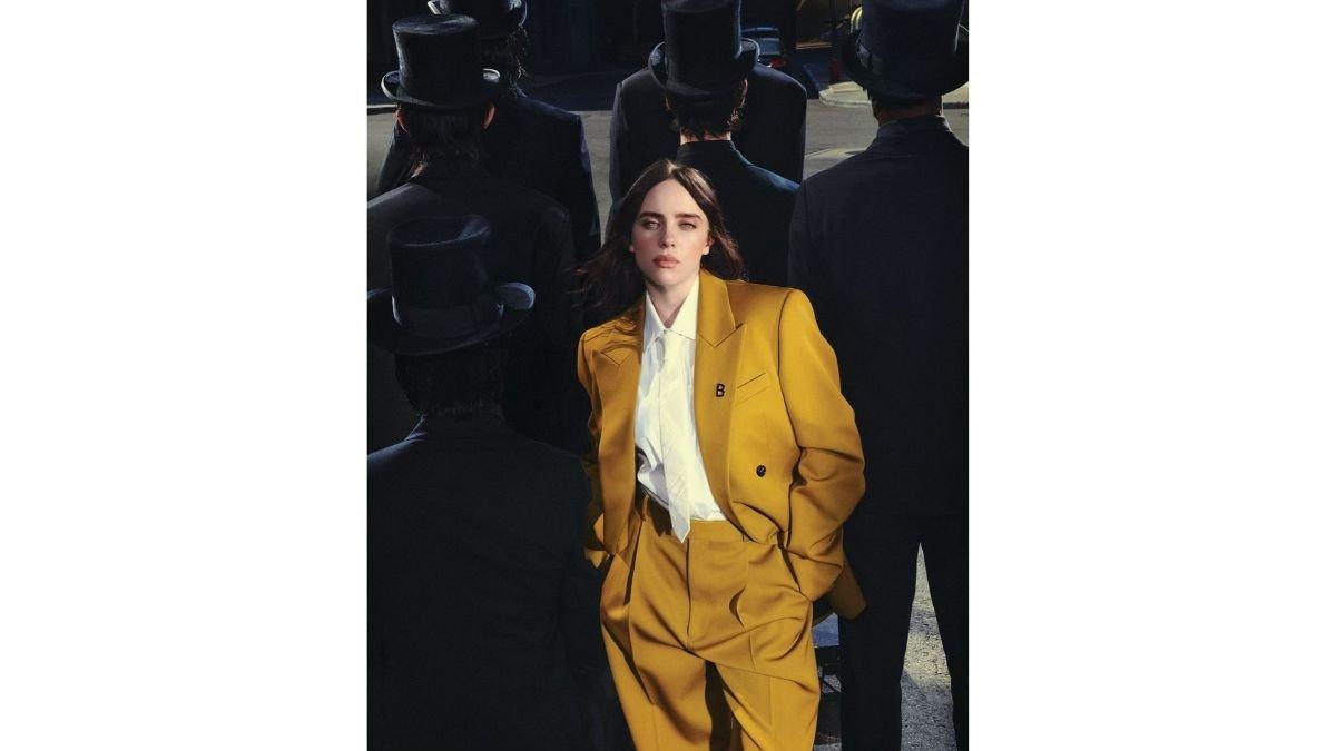 5 unggahan Billie Eilish penuhi sampul Vogue Magazine, Tampil menyala dengan setelan jas