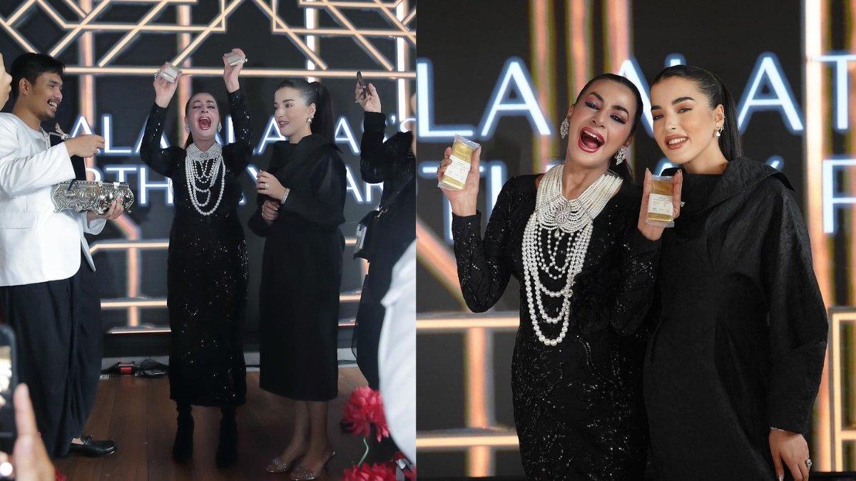9 potret kemegahan pesta ulang tahun Ala Alatas dengan kedua anaknya, dapat emas 2kg