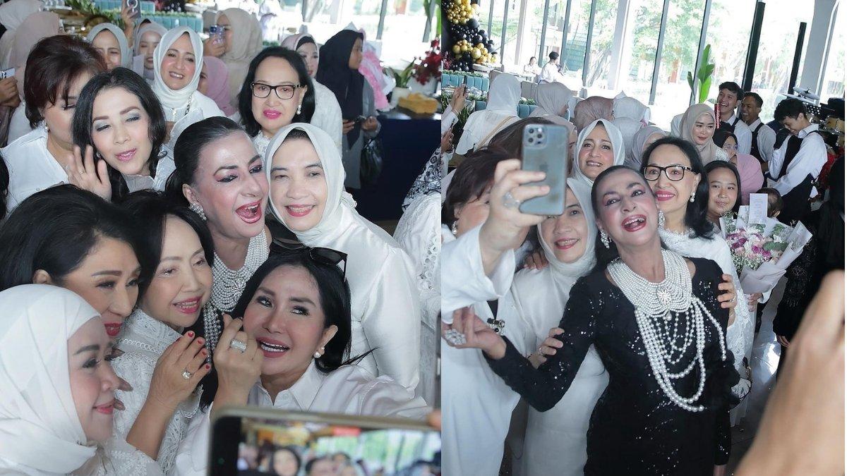 9 potret kemegahan pesta ulang tahun Ala Alatas dengan kedua anaknya, foto dengan sahabat