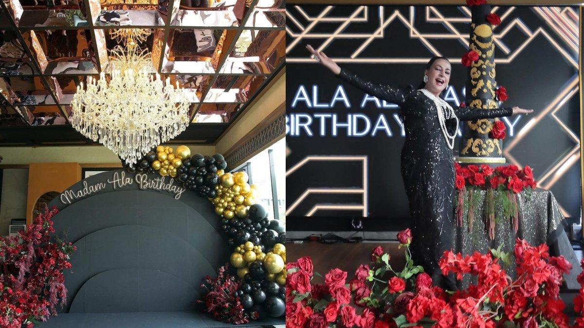 9 potret kemegahan pesta ulang tahun Ala Alatas dengan kedua anaknya, serba hitam dari Tasya