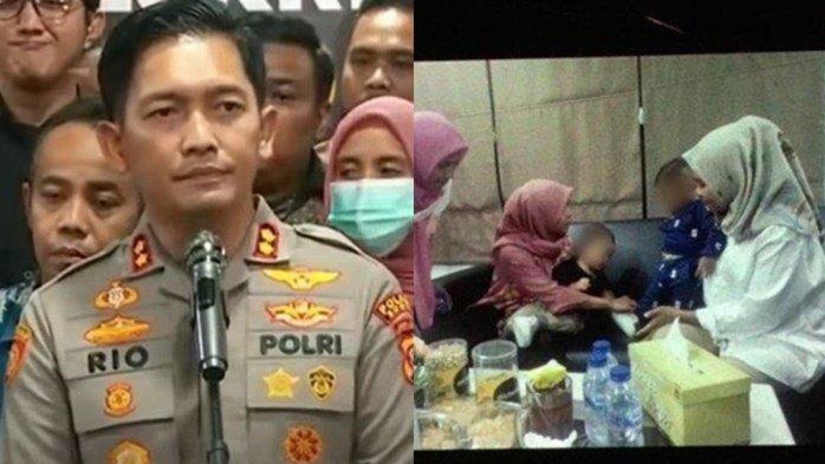 AKBP Rio mengatakan atas izin Kapolda Jabar kedua bayi tersebut diangkat menjadi anak angkat Polres Bogor. guna mempererat ikatan atau bonding