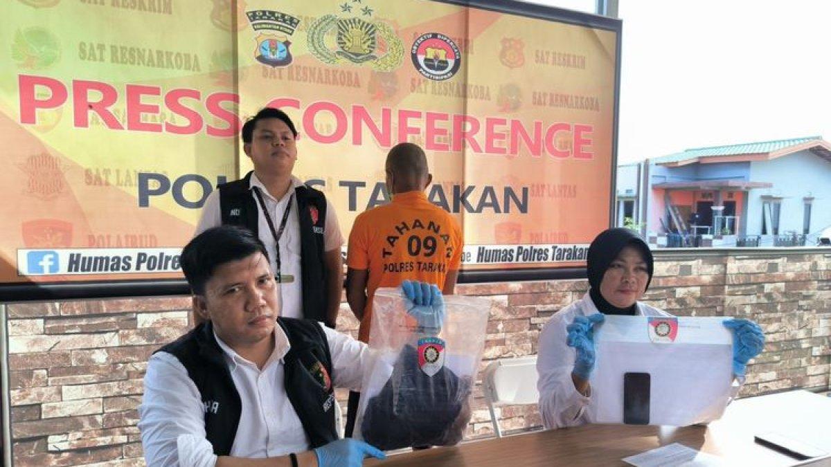AM kini diamankan polisi usai merudapaksa menantunya