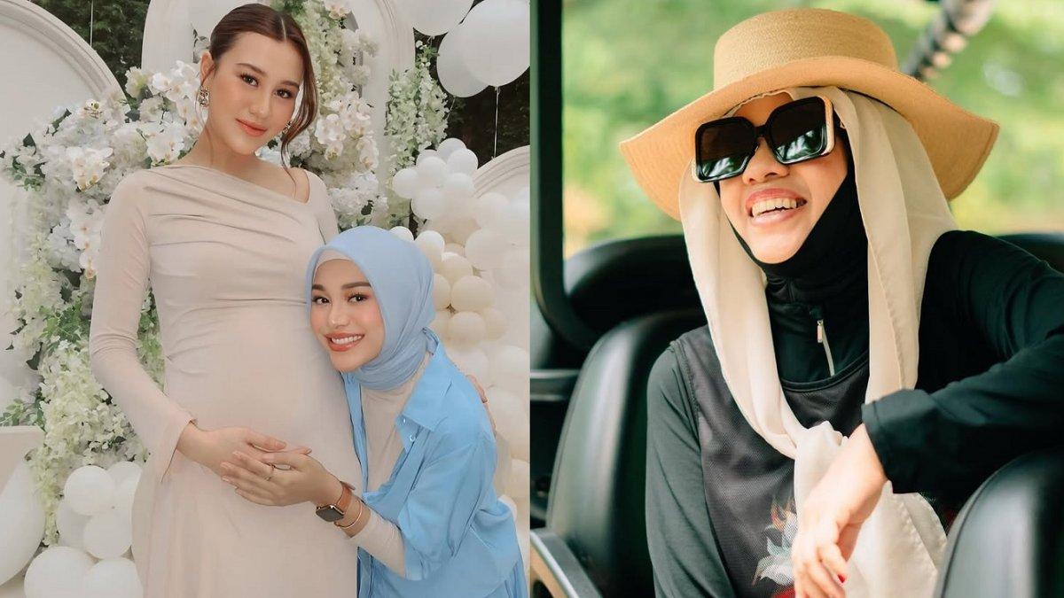 ANAK AALIYAH MASSAID - (kiri) Potret Aaliyah dan Aurel diunggah di akun Instagram @aurelie hermansyah pada Kamis (27/2/2025). (kanan) Potret Geni Faruk diunggah di Instagram @genifaruk pada 30 Januari 2025. Aaliyah hamil bayi lelaki, Geni Faruk beri pujian