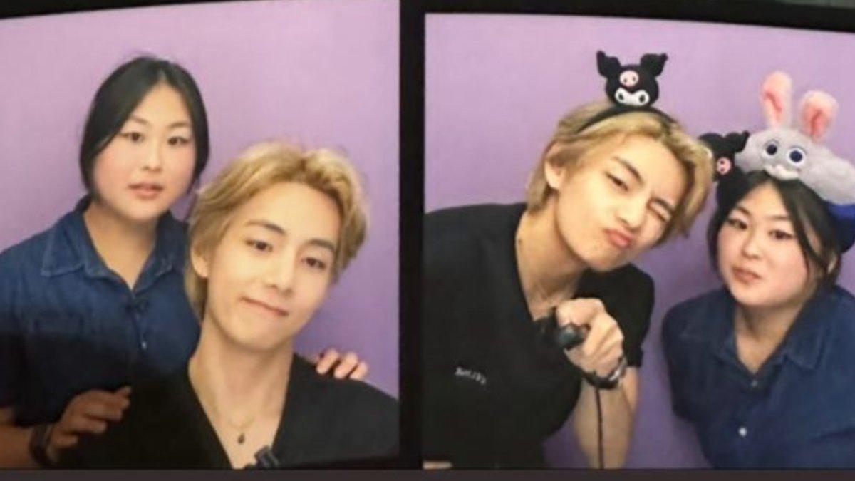 Lucky Fangirl! ARMY Ini Girang Dapat Kesempatan Ketemu V BTS, Saling