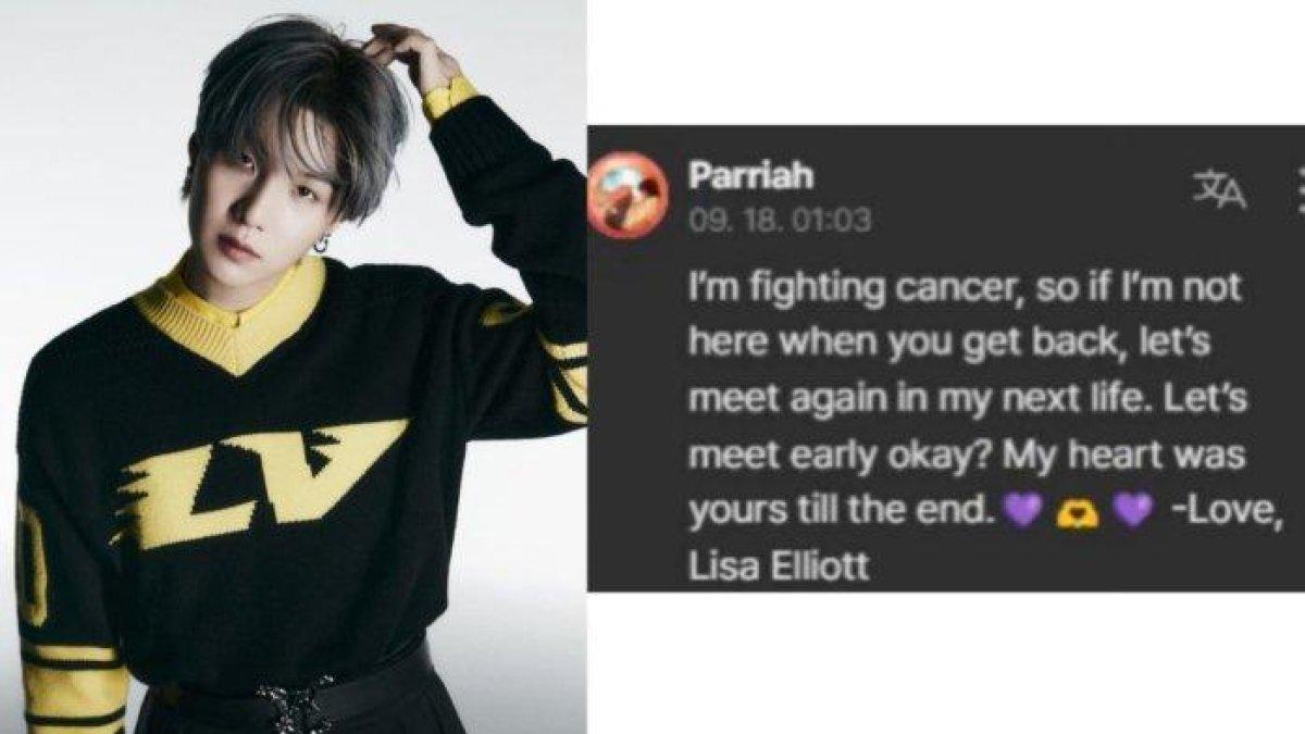 ARMY sampaikan ucapan terakhir saat Suga BTS umumkan jadwal wajib militer.
