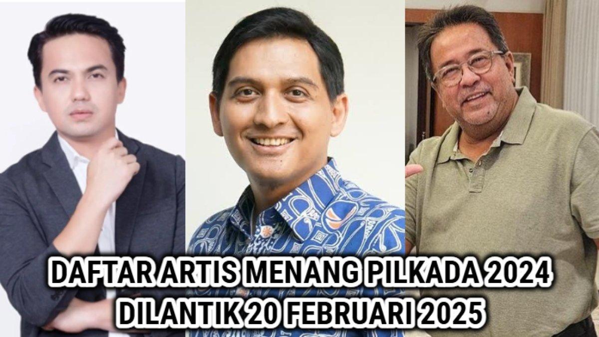 ARTIS JADI KEPALA DAERAH,- Daftar artis yang menang Pemilihan Kepala Daerah (Pilkada) yang akan dilantik pada 20 Februari 2025, mulai dari Rano Karno hingga Lucky Hakim.