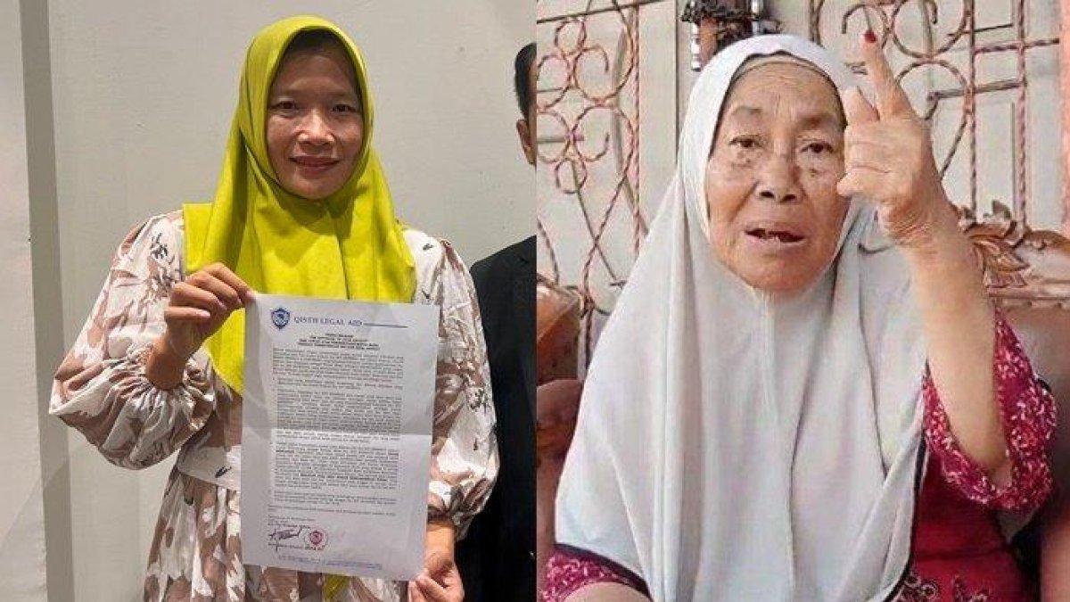 AY atau Andriyanita anak angkat yang disebut tega mengusir ibu asuhnya, Siti Marbiah kini muncul dan menyampaikan klarifikasi