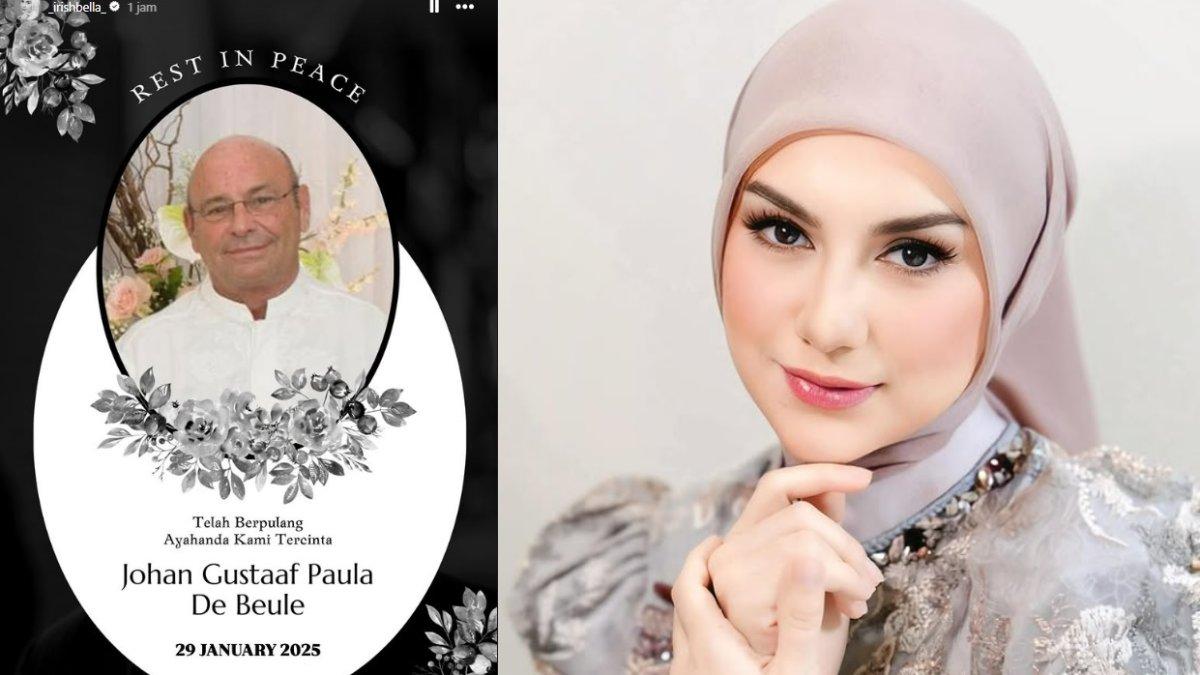 AYAH IBEL MENINGGAL - Irish Bella mengumumkan meninggalnya sang ayah, Johan De Beule alias Papa Jo, melalui Instagram pada Kamis (30/1/2025). Papa Jo meninggal dunia di Belgia pada Rabu (29/1/2025)