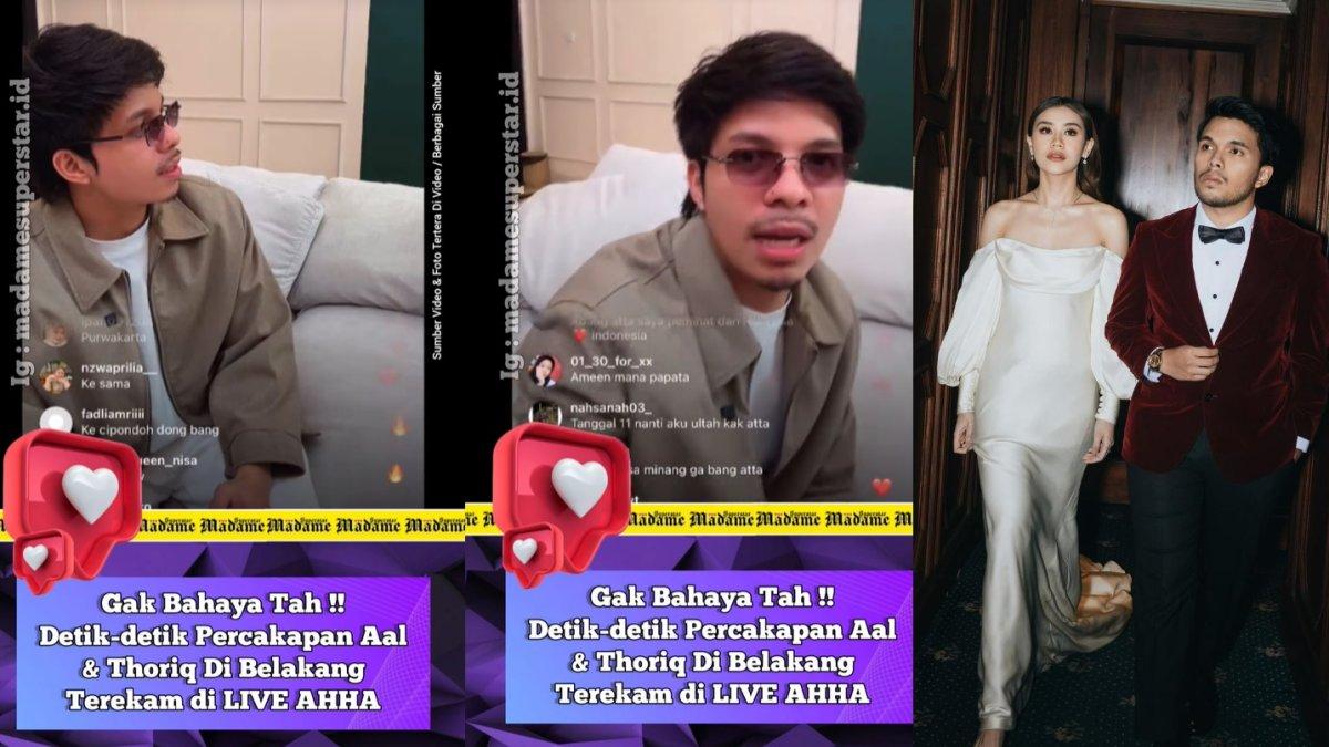 Aaliyah dan Thariq terekam ribut di live Atta Halilintar