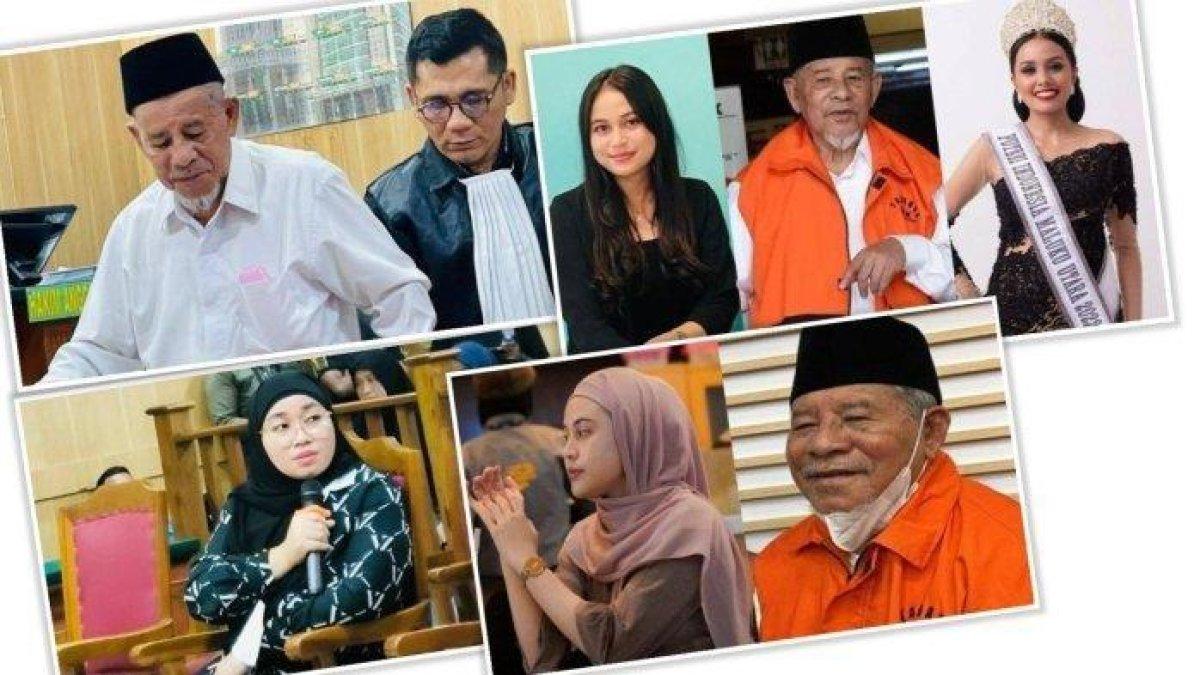 Abdul Ghani Kasuba (AGK) bersama para wanita yang kerap dia kirimi uang