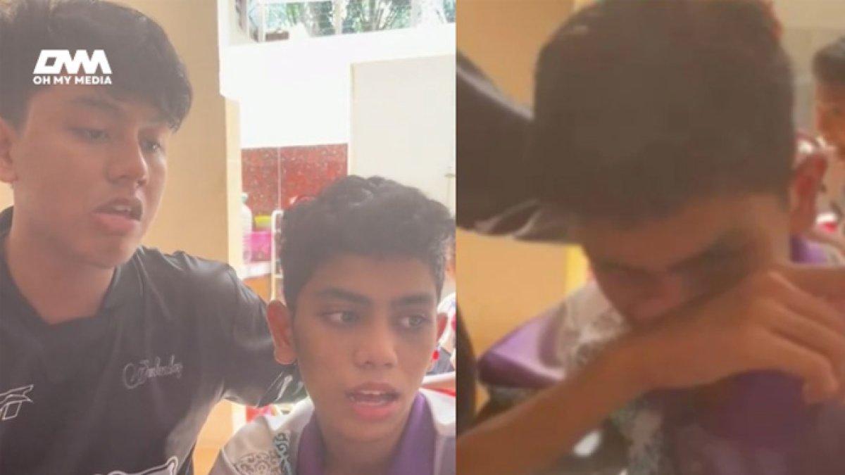 Abdullah, adik Abdur Rahman menangis lihat foto jenazah sang ibu