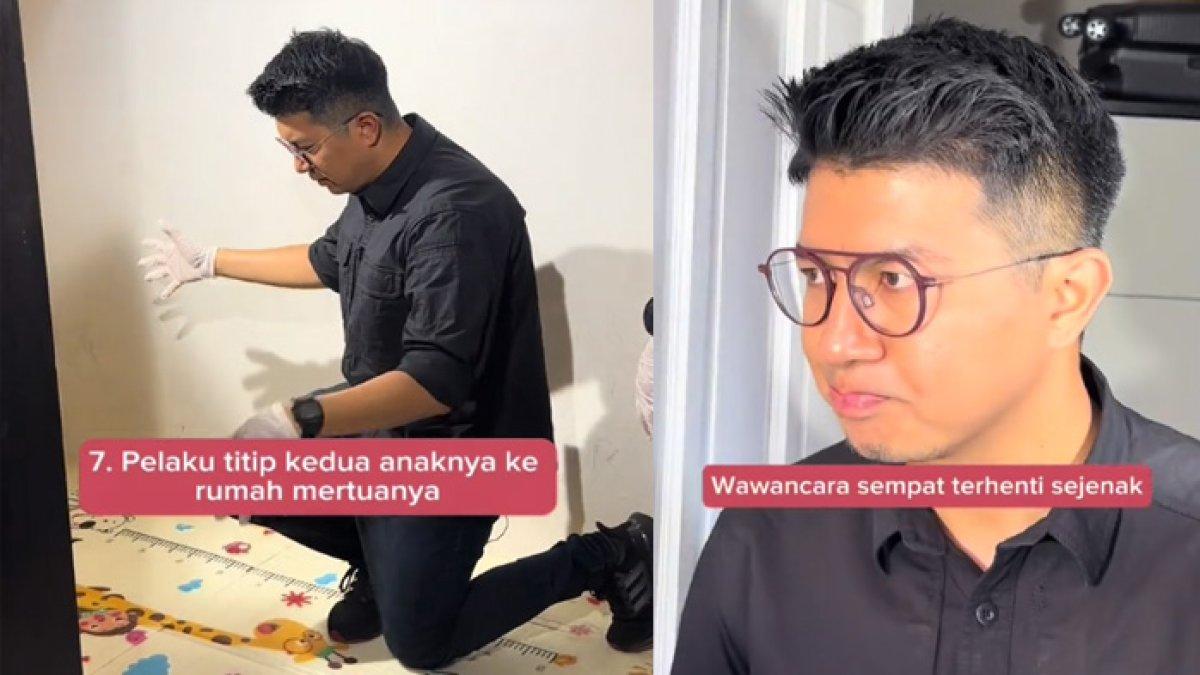 Abraham Silaban tahan tangis lihat TKP kekejaman Nando ke Mega