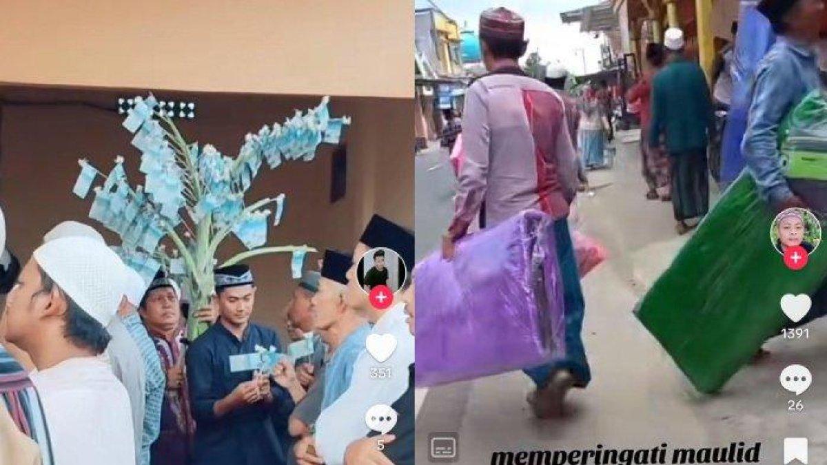 Acara Maulid Nabi sediakan souvenir kasur, tuan rumah buat pohon uang