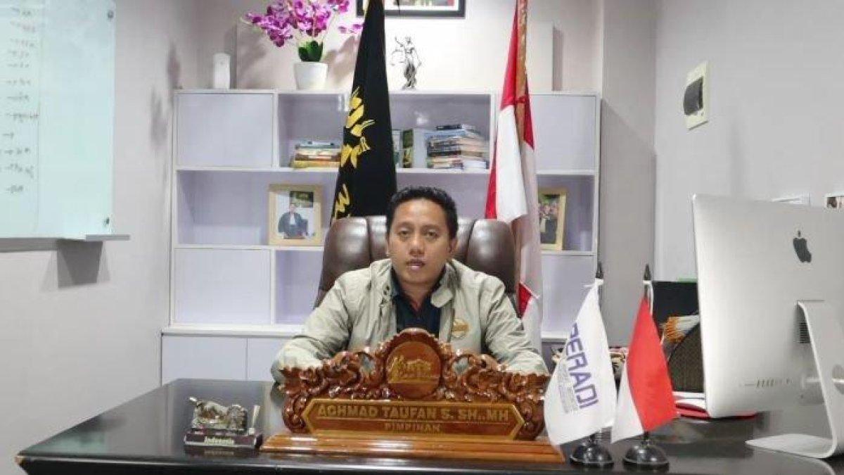 Achmad Taufan, kuasa hukum Yoris dan Danu, saat memberikan keterangan Video kepada Tribunjabar, Selasa (23/11/2021).