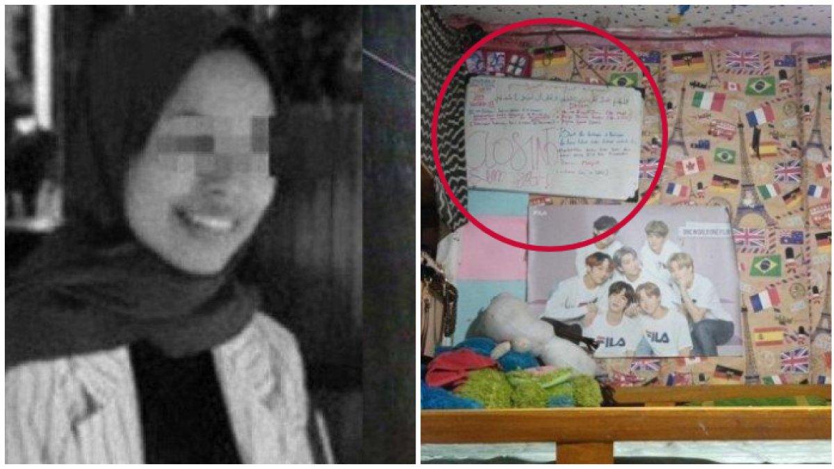 Ada papa tulis di kamar sempit Indriana Dewi, ternyata berisi mimpi-mimpi semasa hidup