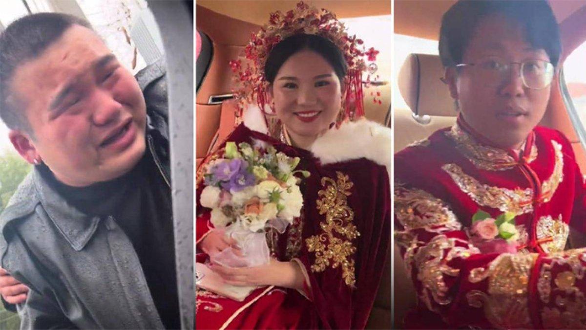 Adik laki-laki menangis tersedu saat kakak perempuannya menikah a