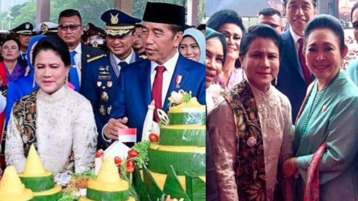 Adu Gaya Iriana Jokowi, Titiek Soeharto, dan Annisa Pohan di HUT TNI