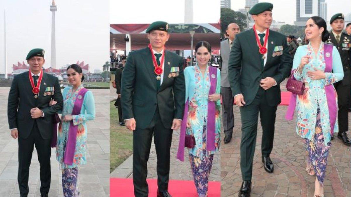 Adu Gaya Iriana Jokowi, Titiek Soeharto, dan Annisa Pohan di HUT TNI