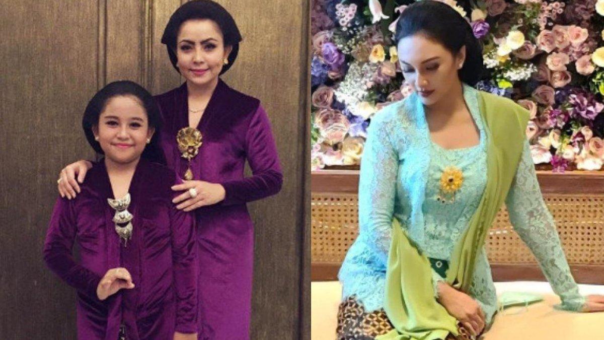 Adu gaya Mayangsari dan Tata Cahyani.