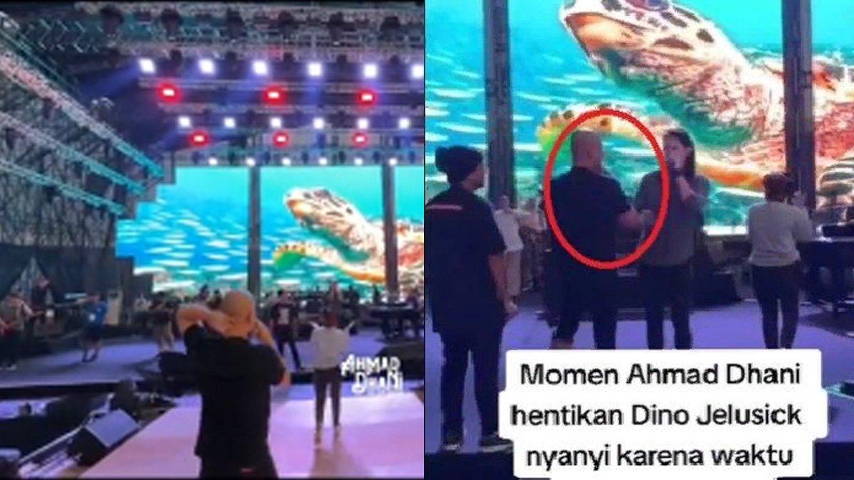 Ahmad Dhani banjir pujian usai berhentikan check sound saat adzan berkumandang.