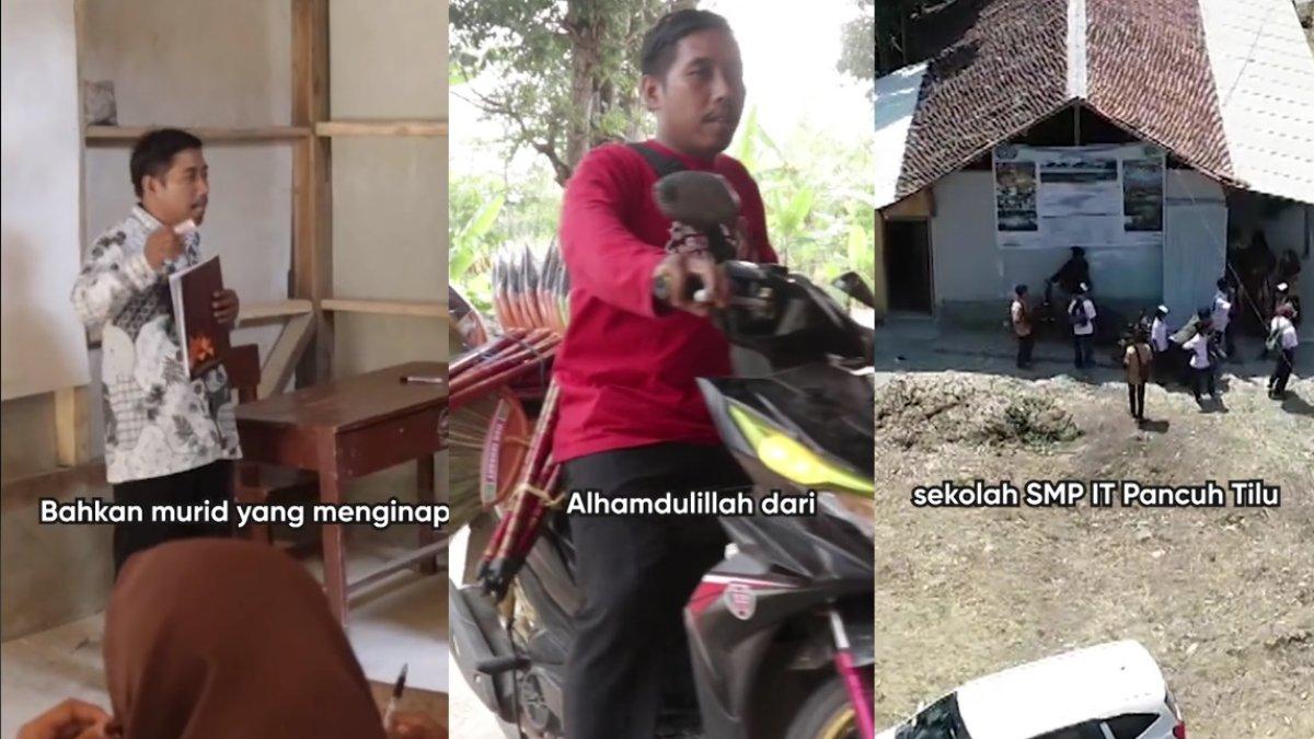 Ahmad Jamaludin, mantan guru honorer bangun sekolah gratis dari hasil jual sapu