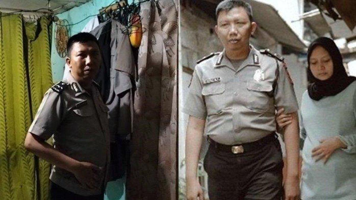 Aipda Rully Carrera Akbar, anggota Polsek Jagakarsa yang alami kebutaan, saat diwawancarai di kediamannya di kawasan Pasar Minggu, Jakarta Selatan, Selasa (26/9/2023) malam. Ia bercerita momen pertama kali alami gangguan pada matanya hingga buta