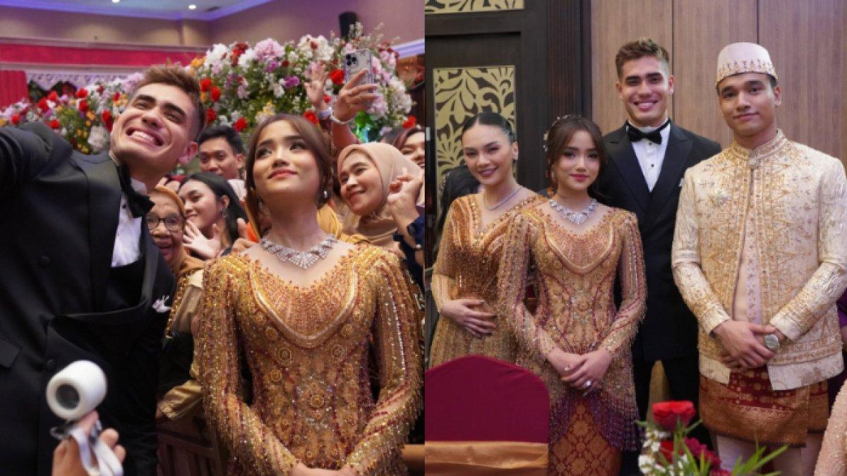 AISAR KONDANGAN - Potret Aisar Khaled saat diundang ke pesta pernikahan Frans Faisal, diambil dari Instagramnya pada Rabu, 5 Februari 2025. Ia pun kembali ramai dijodoh-jodohkan dengan Fuji.