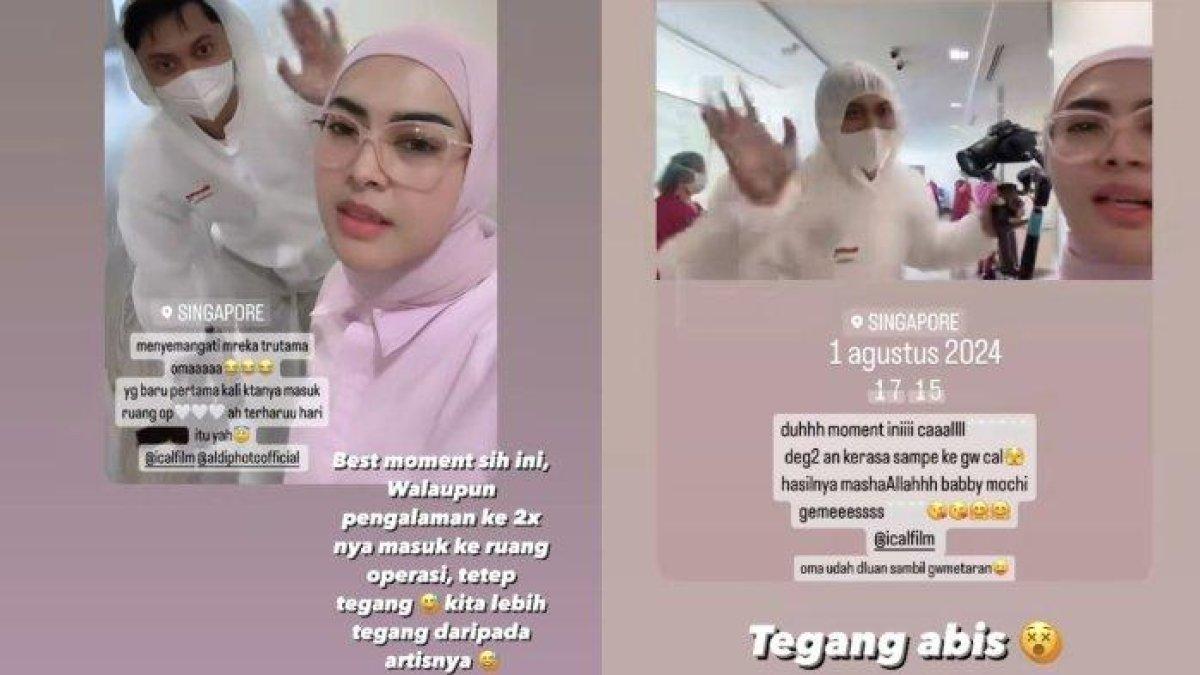 Aisyahrani support Syahrini yang melahirkan anak pertama