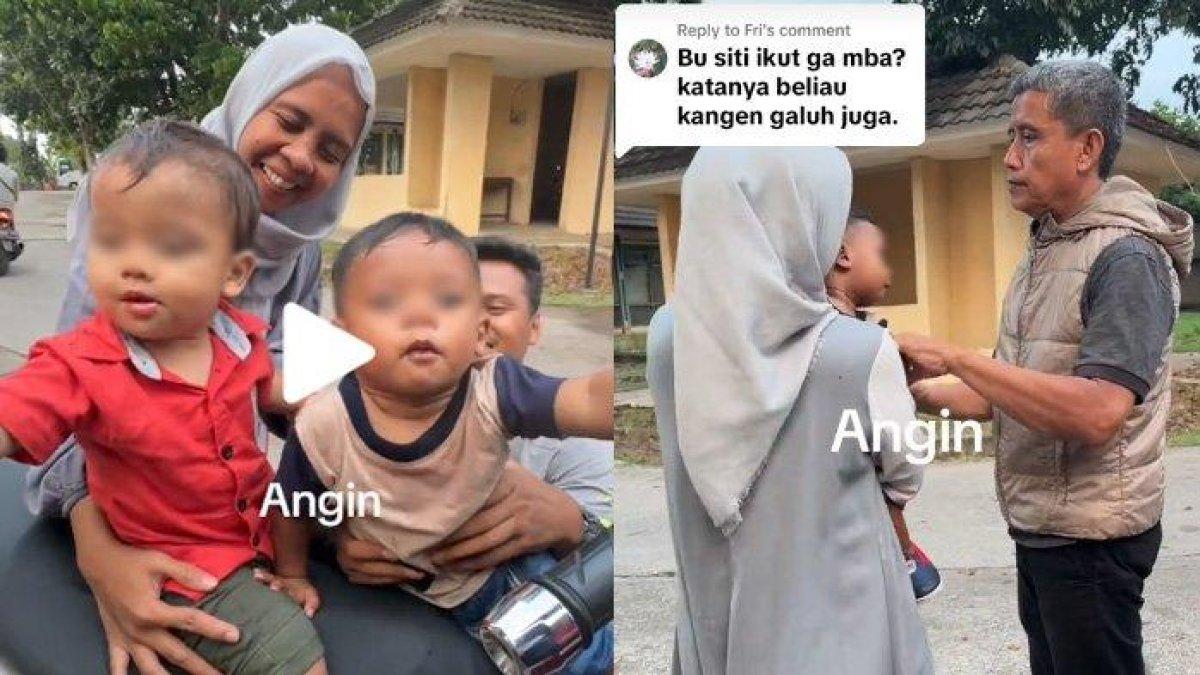 Akhirnya dua bayi tertukar dipertemukan kembali dengan orangtua asuhnya masing-masing. Siti Mauliah menggendong kembali baby Daanish, dan Dian pun semringah bermain bersama baby El