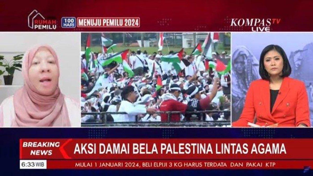 Aksi Bela Palestina di Monas, Jakarta - Live Streaming Aksi Akbar Bela Palestina di Monas, Jakarta akan dihadiri 2 juta orang, ada Menteri Luar Negeri hingga Anies Baswedan.
